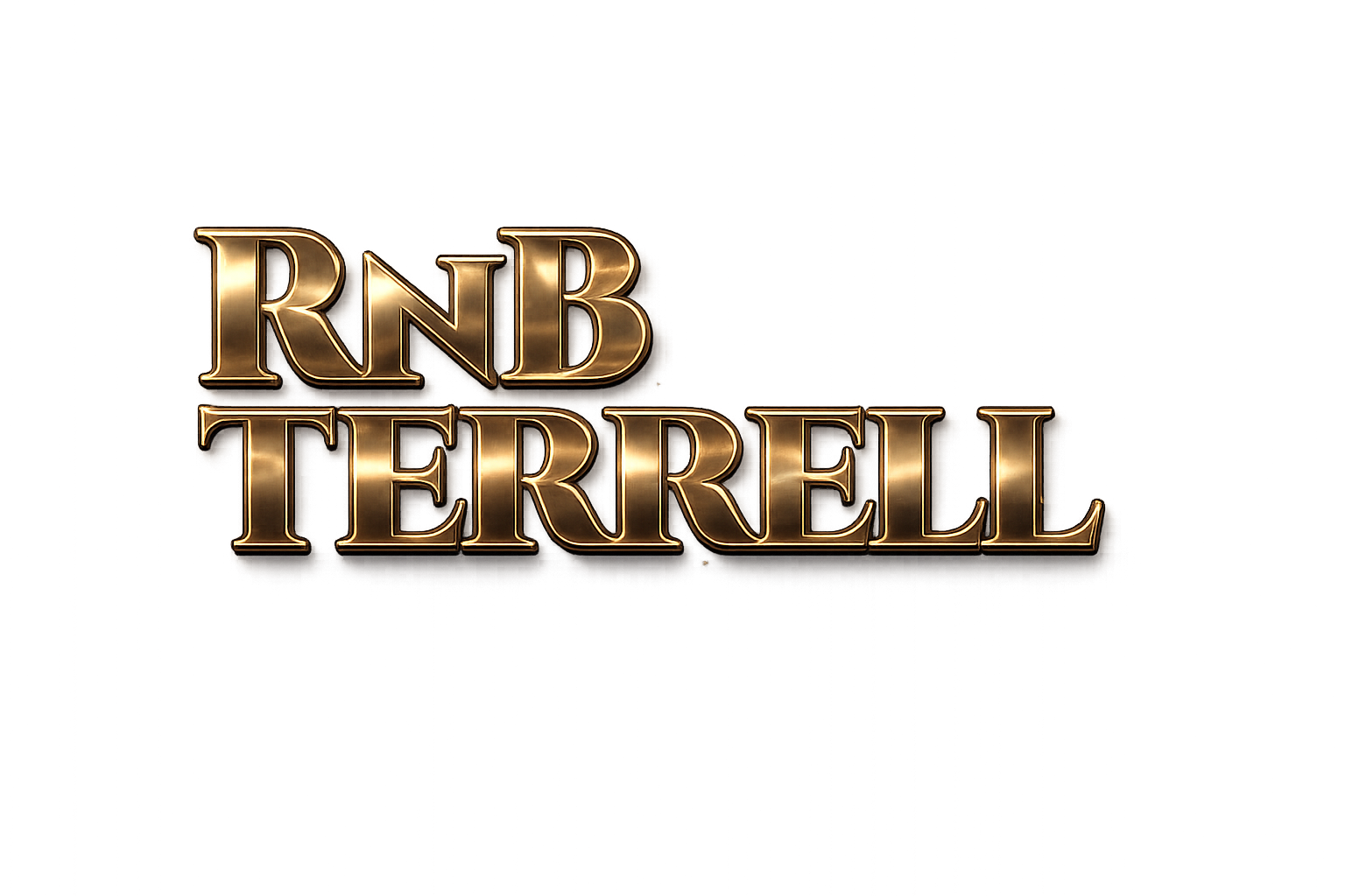 RnB Terrell — Christopher Terrell metallic logo